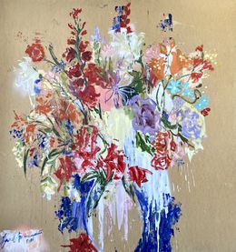 Peinture, Flowers explosion, Igor Volkov-Tkachinskiy