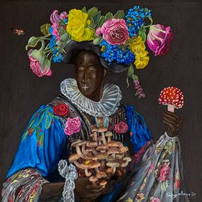 Painting, Atunbi (Rebirth) - 21st Century, Contemporary, Figurative, Africa Culture, Relics, Orioye Bukola