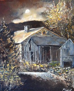 Peinture, Moonshine in Laforêt, Pol Ledent