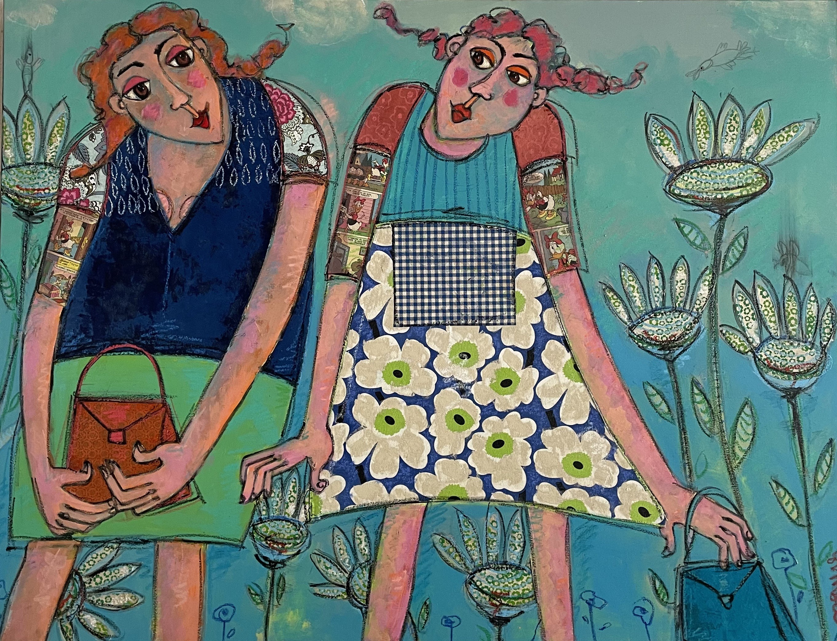 Patricia Simsa, Au milieu des fleurs Patricia Simsa, Au milieu des fleurs