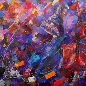 Painting, Salsa night, Miriam Montenegro