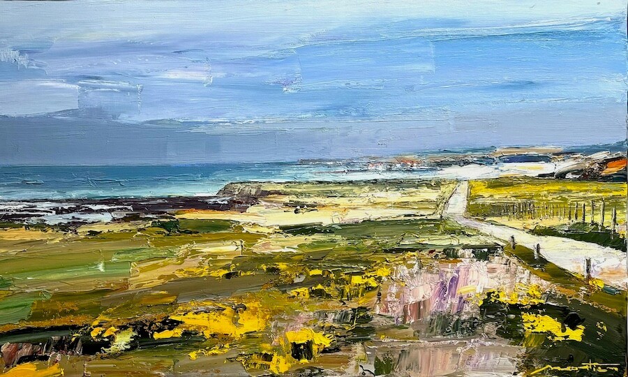 Gérard Mortier, Été au Bon Air, Peinture sur toile