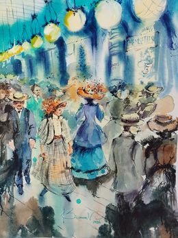 Painting, Paris. Belle epoque -1, Nadia Bodnar