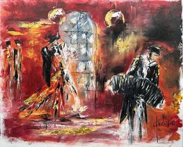 Peinture, Le Bal - Flamenco, Jean-Philippe Ghiglione