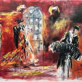 Pintura, Le Bal - Flamenco, Jean-Philippe Ghiglione