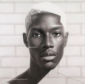 Fine Art Drawings, Portrait of Resilience #1, Arinze Stanley