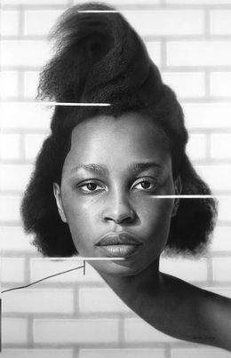 Fine Art Drawings, Portrait of Resilience #4, Arinze Stanley