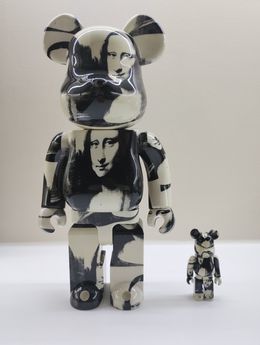 Design, Bearbrick Andy Warhol Double Mona Lisa 100% & 400%, Bearbrick