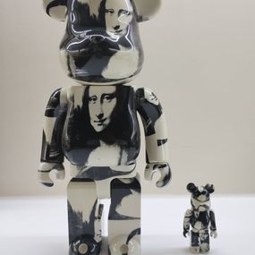 Diseño, Bearbrick Andy Warhol Double Mona Lisa 100% & 400%, Bearbrick