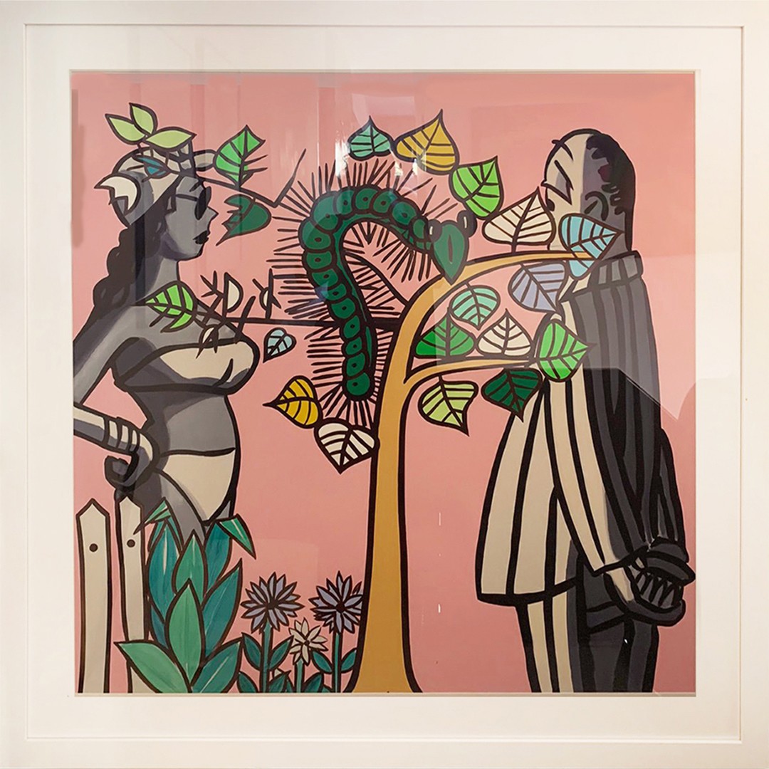 David Salle, OverUnder (Pink) David Salle, OverUnder (Pink)