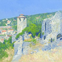 Pintura, Stari Bar. Clock Tower, Simon Kozhin