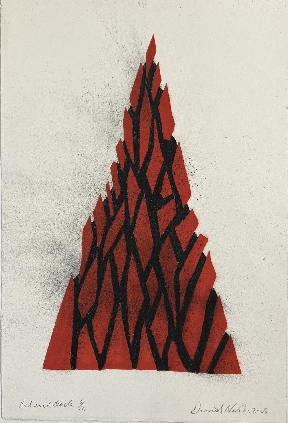 David Nash, Red and black triangle David Nash, Red and black triangle