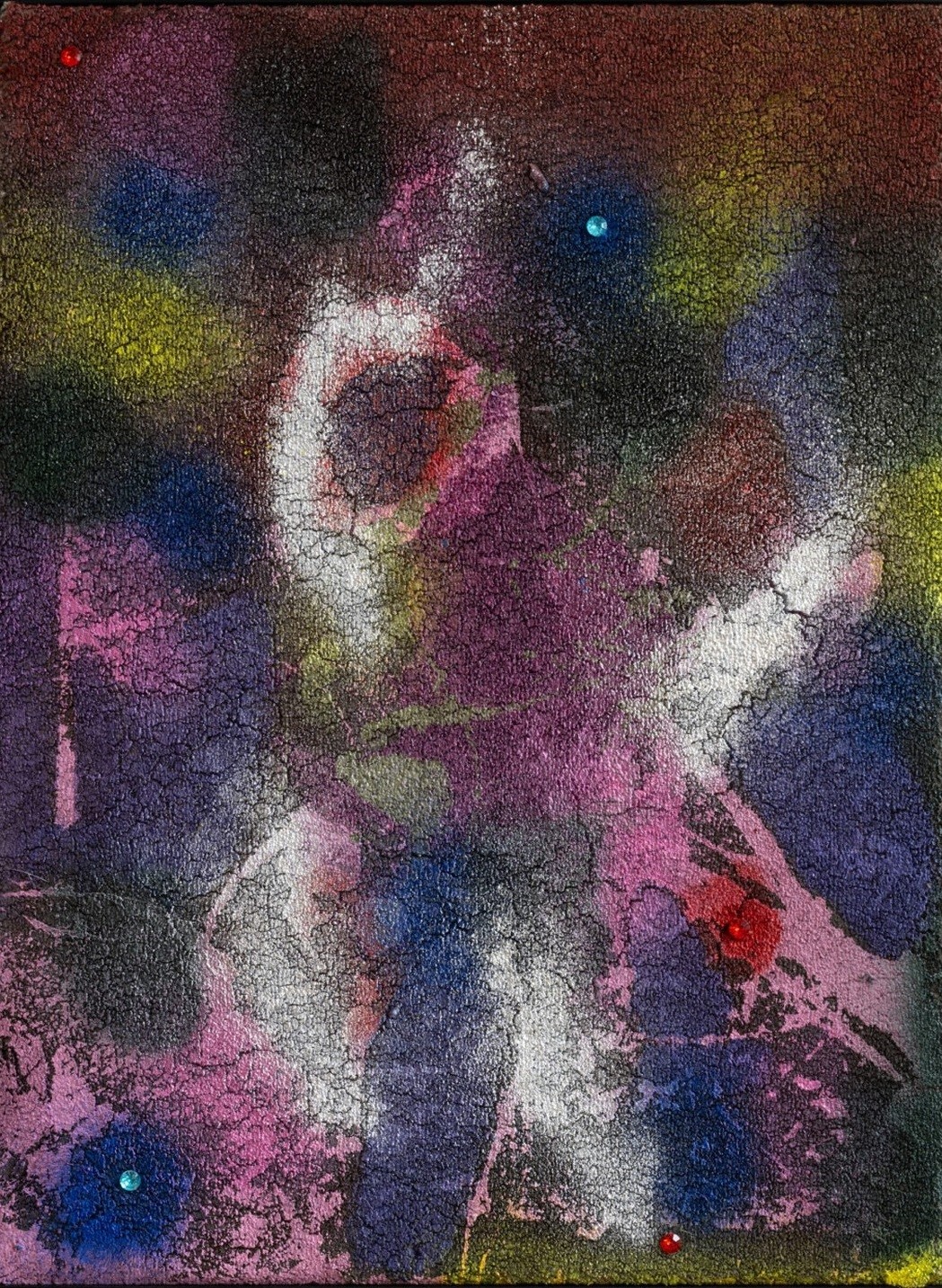 Isabelle Cornaro, Golden memories (spray & splash) III Isabelle Cornaro, Golden memories (spray & splash) III