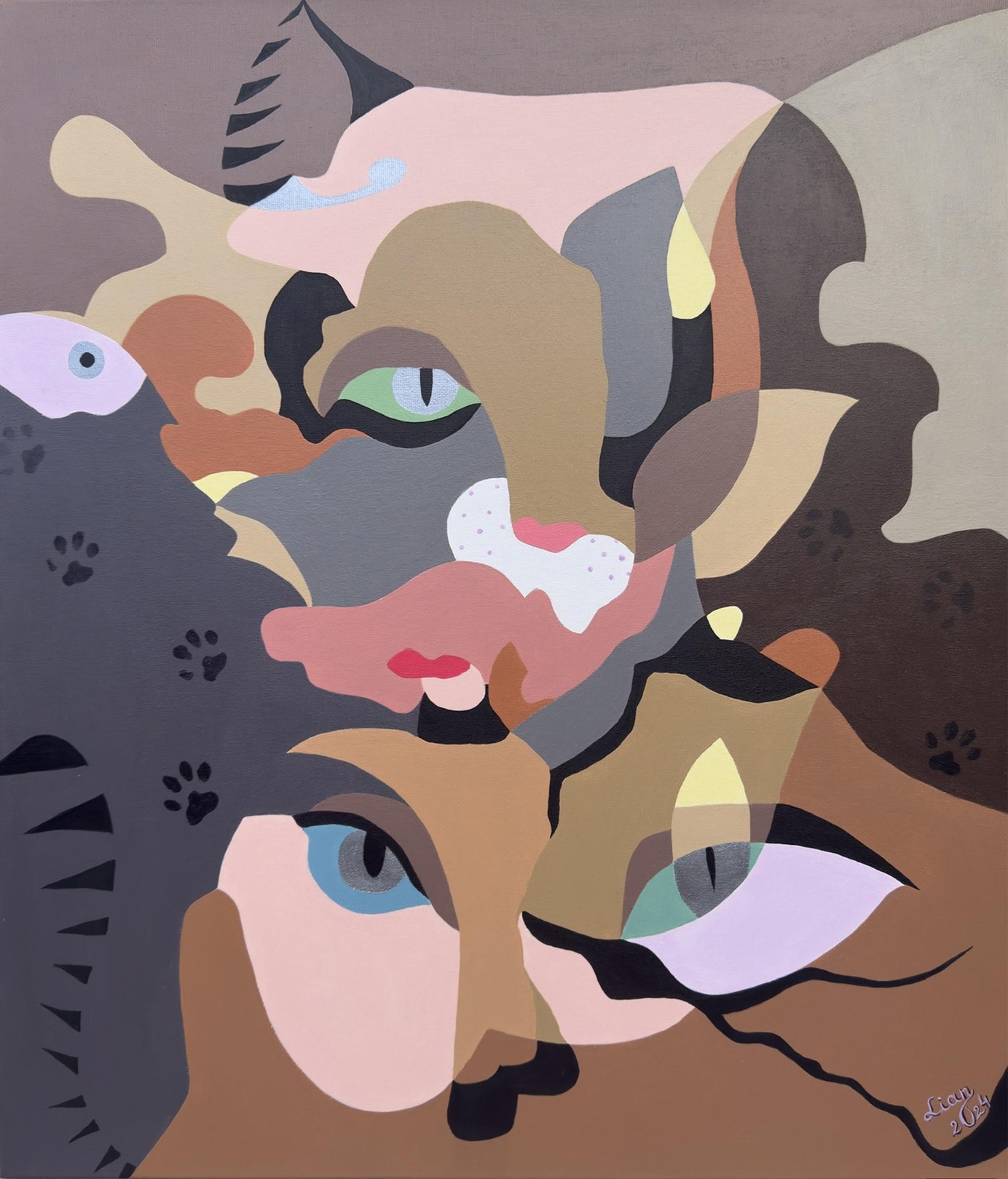Liana Ohanyan, Animal Series - Cat Liana Ohanyan, Animal Series - Cat