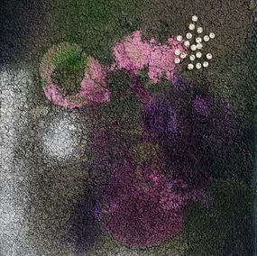 Gemälde, Golden memories (spray & splash) XI, Isabelle Cornaro