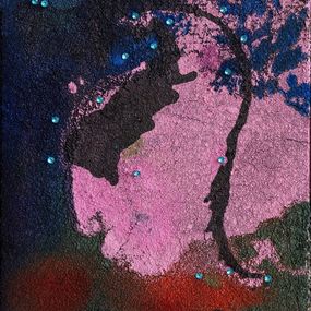 Painting, Golden memories (spray & splash) XVI, Isabelle Cornaro