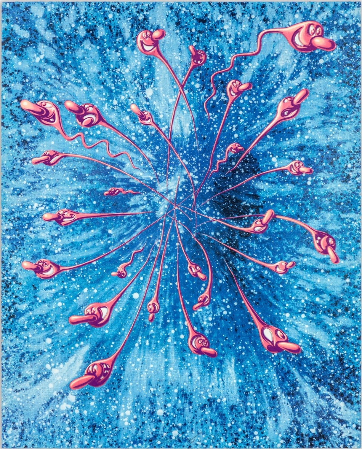 Kenny Scharf, In the beginning (pink, gloss & glitters edition) Kenny Scharf, In the beginning (pink, gloss & glitters edition)