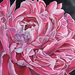 Peinture, Burgundy Rose, Olga Volna