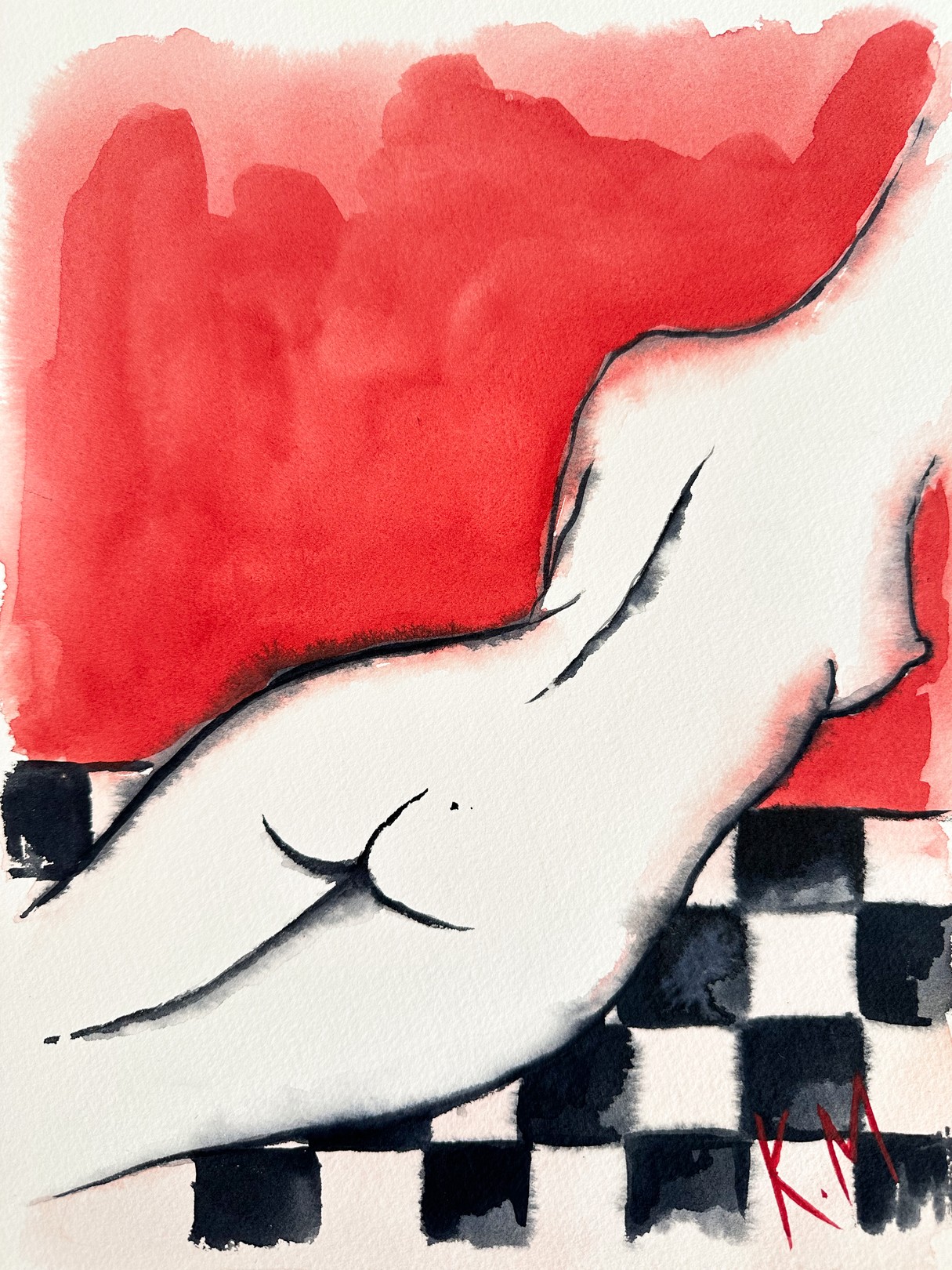 Kristina Mallen, Femme sur Rouge Kristina Mallen, Femme sur Rouge