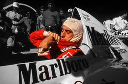 Photographie, Ayrton Senna en préparation au GP du Brésil, Dominique Leroy