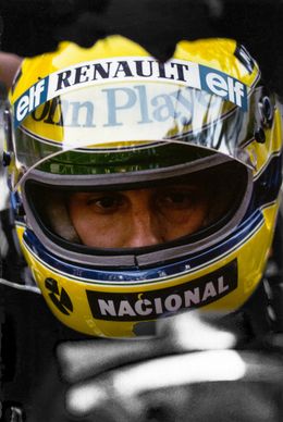 Fotografien, Senna et la concentration. Monaco, Dominique Leroy