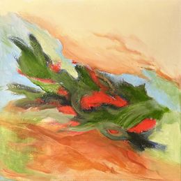 Painting, Christmas Cactus, Iryna Bondar