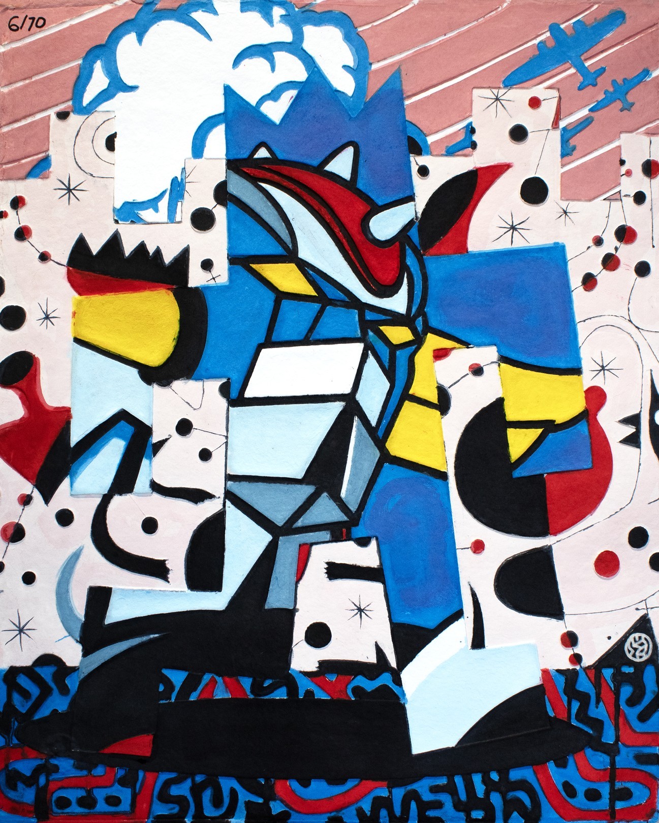 Speedy Graphito, Space Dreamer, aquagravure originale Speedy Graphito, Space Dreamer, aquagravure originale