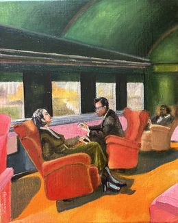 Gemälde, Hiawatha Parlor Car, Lisbeth Buonanno