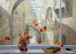 Painting, Rain In Jerusalem / The Book of Love, Michael Gorban