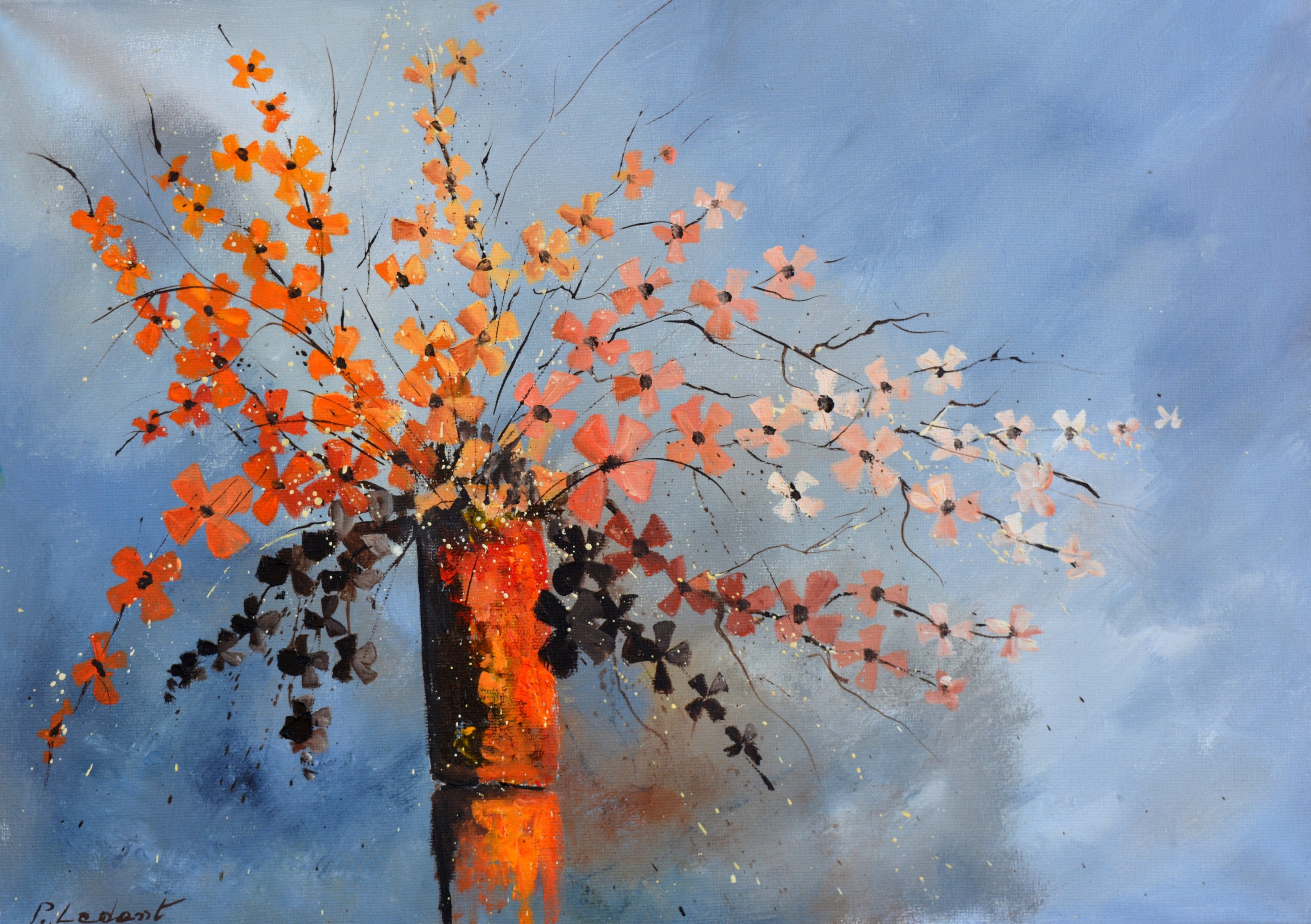 Pol Ledent, Autumnal still life Pol Ledent, Autumnal still life