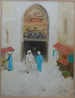 Painting, Porte à Marrakech, J Paul