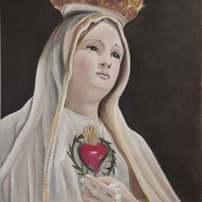 Painting, Santa Lucia, Céline de Abreu