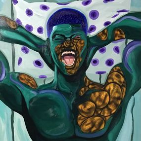 Peinture, The dreamer screamer II, Éric Odartey