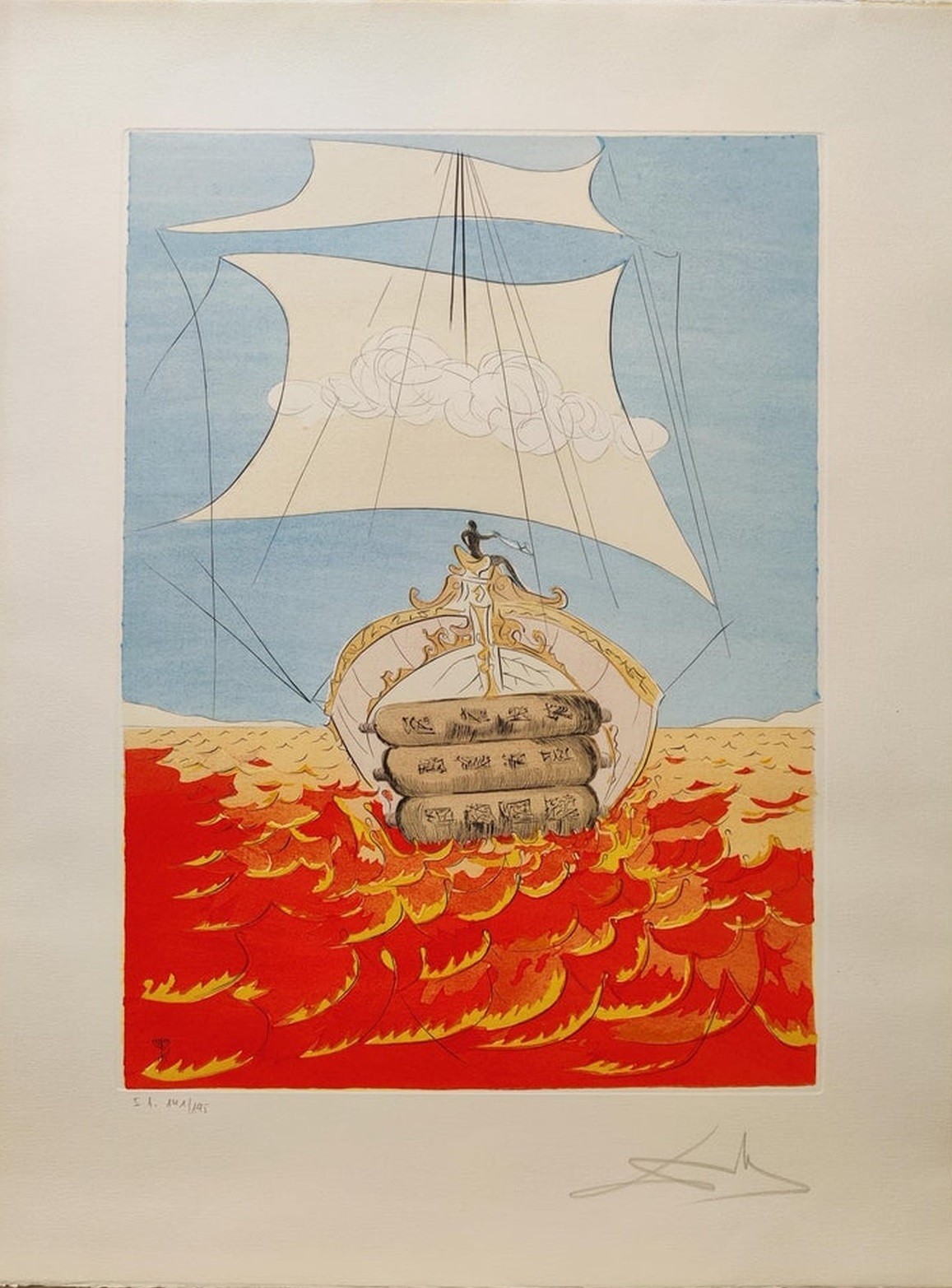 Salvador Dali, Levi, from Twelve Tribes of Israel Salvador Dali, Levi, from Twelve Tribes of Israel