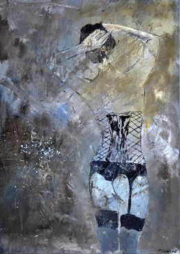 Painting, In the boudoir, Pol Ledent