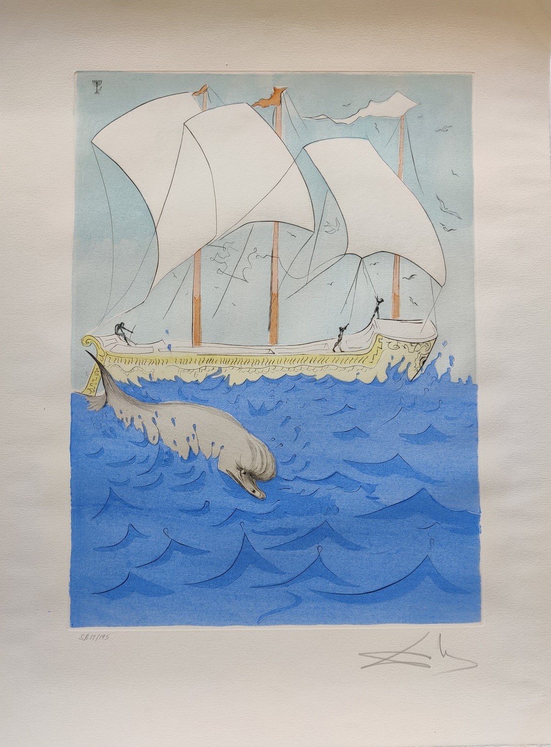 Salvador Dali, Zebulun, from Twelve Tribes of Israel Salvador Dali, Zebulun, from Twelve Tribes of Israel