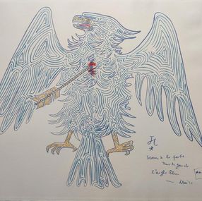 Print, Blue Eagle, Jean Cocteau