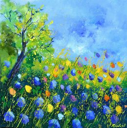 Gemälde, Wild summer flowers, Pol Ledent