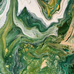 Painting, Green Granite, Monica Tangen