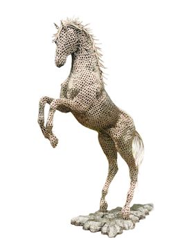 Skulpturen, Rearing Horse, Rocwood