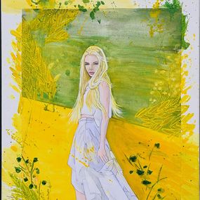 Peinture, Anastasia at the green and amber garden, Christy