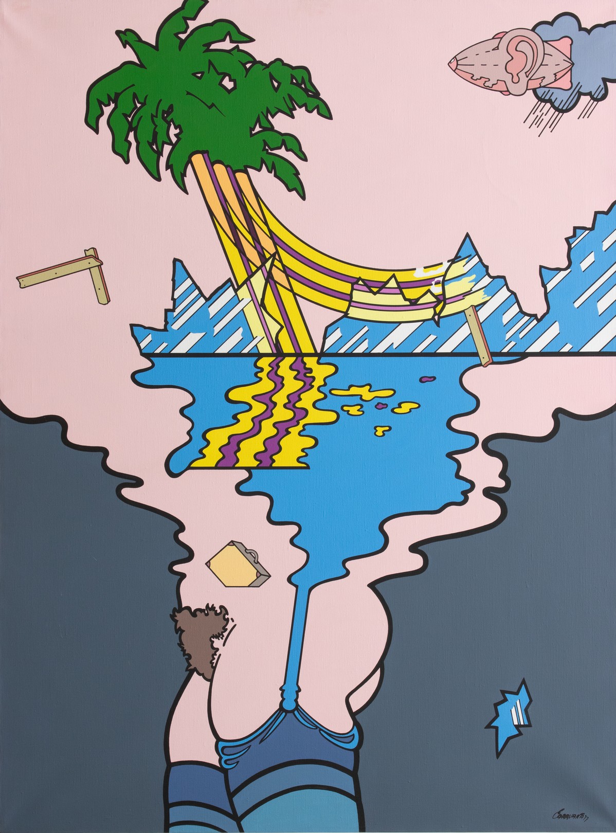 Jorge Carruana, Woman and Tropical Landscapes Jorge Carruana, Woman and Tropical Landscapes