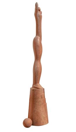 Sculpture, Red Marble Woman, Paolo Guiotto