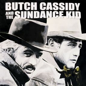 Peinture, Butch & Sundance (Large Unique Painting), Steve Kaufman