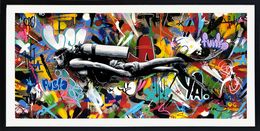 Print, Scuba Diver (Large Framed Screen Print), Martin Whatson