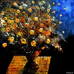 Painting, Autumnal still life, Pol Ledent