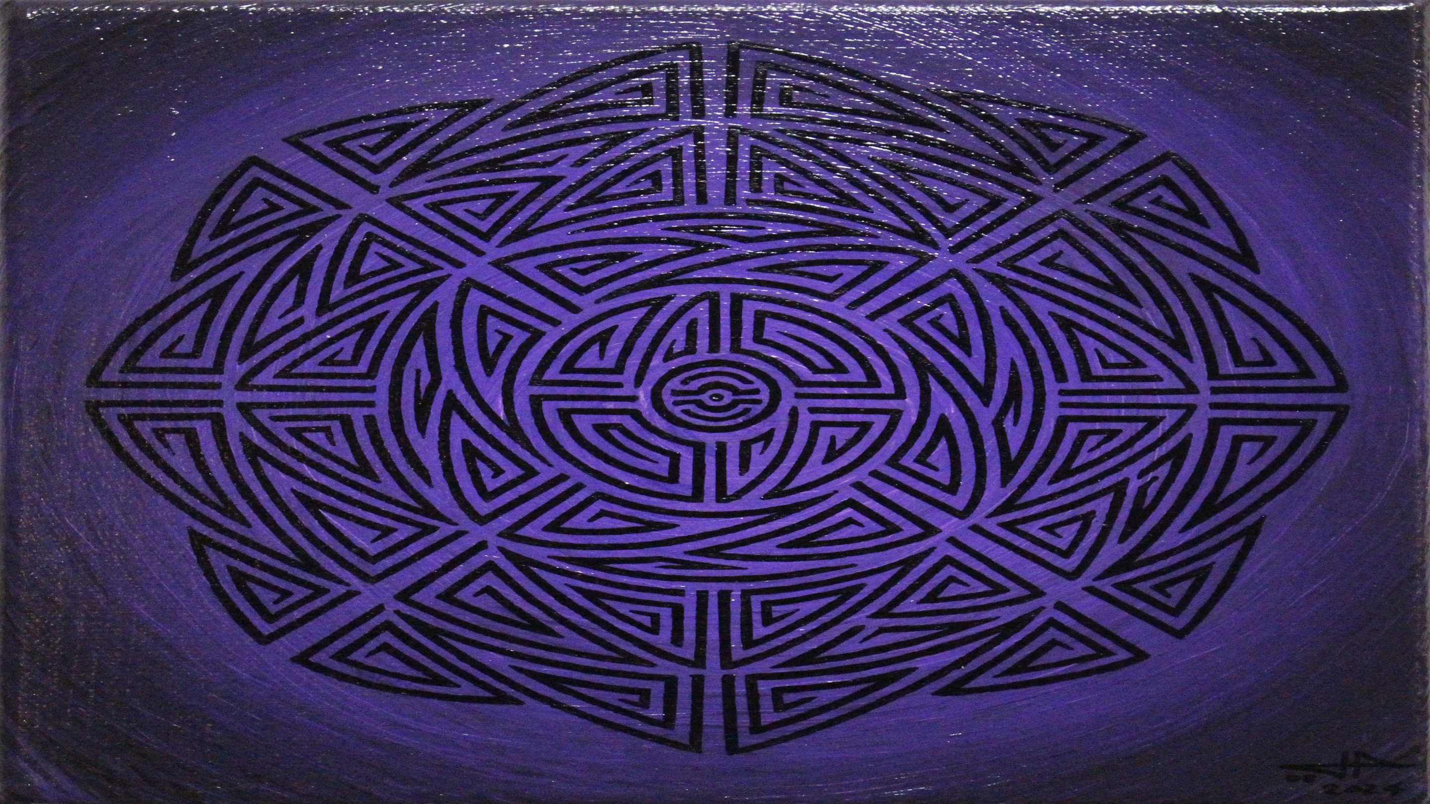 Jonathan Pradillon, Violet tribal 2 Jonathan Pradillon, Violet tribal 2