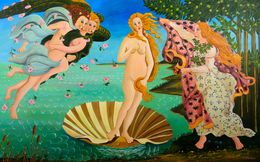 Gemälde, D'après La naissance de Vénus de Sandro Botticelli, Françoise Leblond