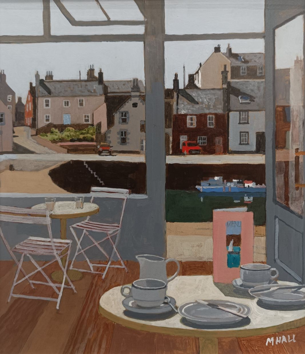 Mike Hall, View of Portsoy Mike Hall, View of Portsoy