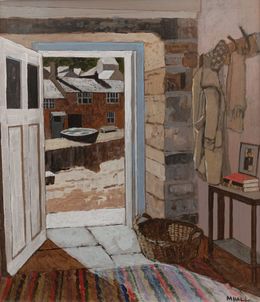 Painting, Open Door, Dogs Gowe, Mike Hall